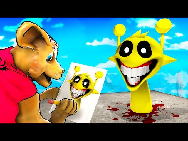 Do Not Draw HORROR SPRUNKI In GMOD... (Garry's Mod Sandbox)