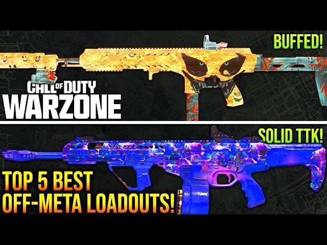 WARZONE: New TOP 5 BEST OFF-META LOADOUTS After Update! (WARZONE 3 META)