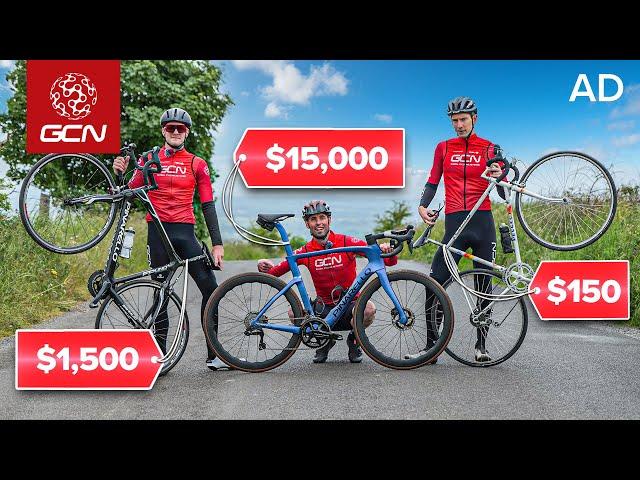 $150 Bike Vs $1,500 Bike Vs $15,000 Bike