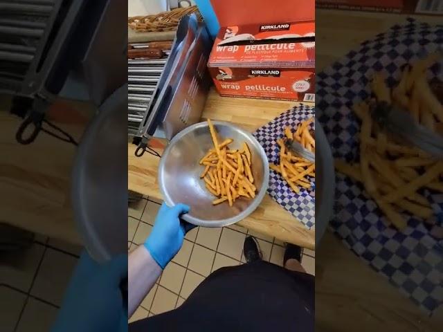 Cooking POV (Canadian Poutine)  #cooking