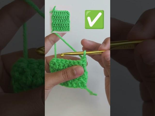 Stacked Single Crochet - How to crochet straight edges and avoid gaps #howtocrochet #crochet