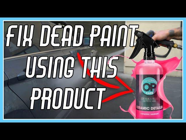 USE THIS PRODUCT ON DEAD PAINT... Owners pride ceramic Detailer.