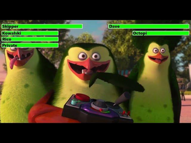 Penguins of Madagascar (2014) Final Battle with healthbars