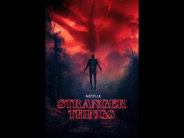 Stranger Things Poster Design #photoshopediting  #strangerthings #netflix