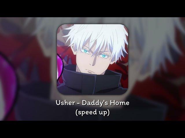 usher - daddy's home (speed up) tiktok version