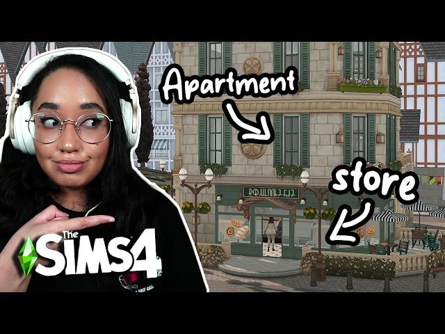 This mod adds a MIXED USED LOT to The Sims 4!