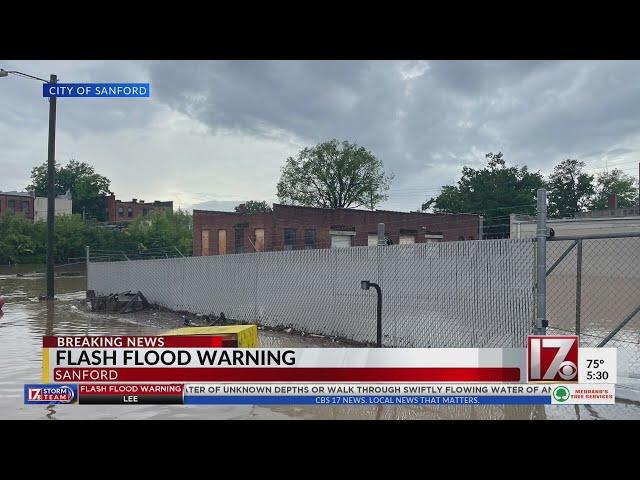 Water rescues underway in Sanford due to flooding