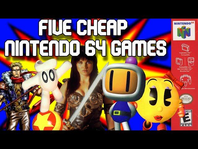 Five Cheap Games For Nintendo 64 Ft. @Majora_T @tylordstevenson