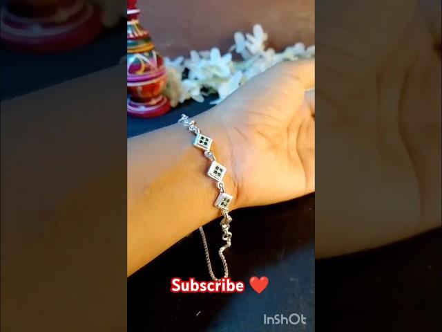 New silver bracelet design #silverbracelets #ytshorts#viral#trending#priyankajewellers‎