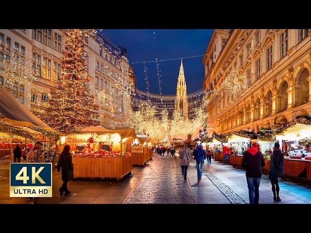 Vienna Christmas Market 2024 OPENING Night Christkindlmarkt Walking Tour