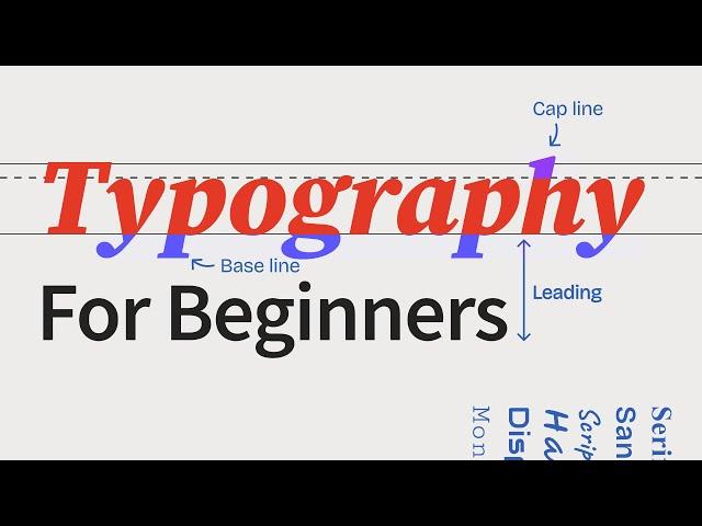 The ULTIMATE Guide To Typography For Beginners