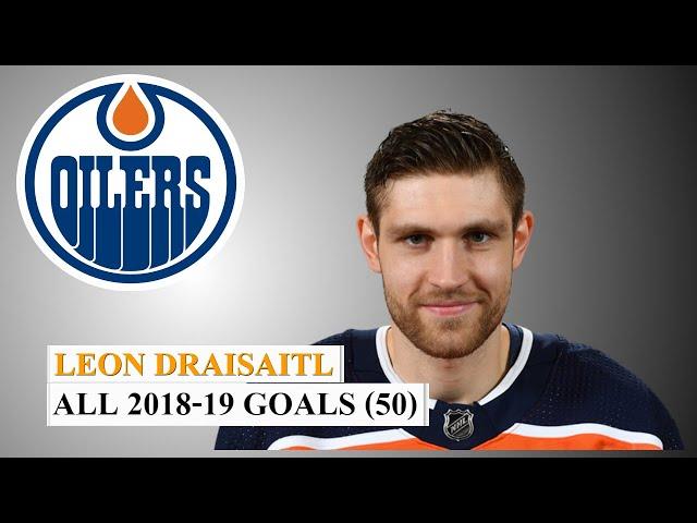 Leon Draisaitl (#29) All 50 Goals of the 2018-19 NHL Season