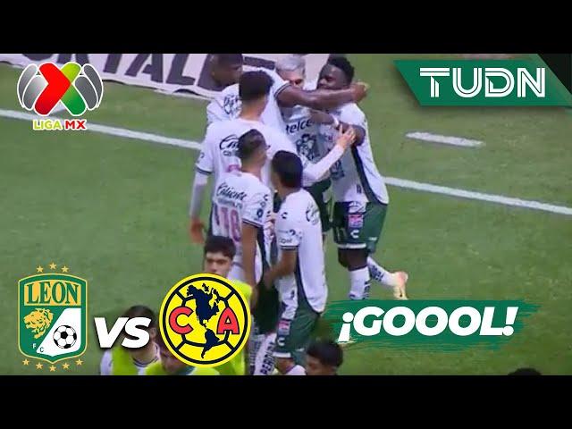 ¡TIENEN LA VENTAJA! Mendoza la pone en el FONDO | León 1-0 América | Liga Mx -AP2024 - J11 | TUDN