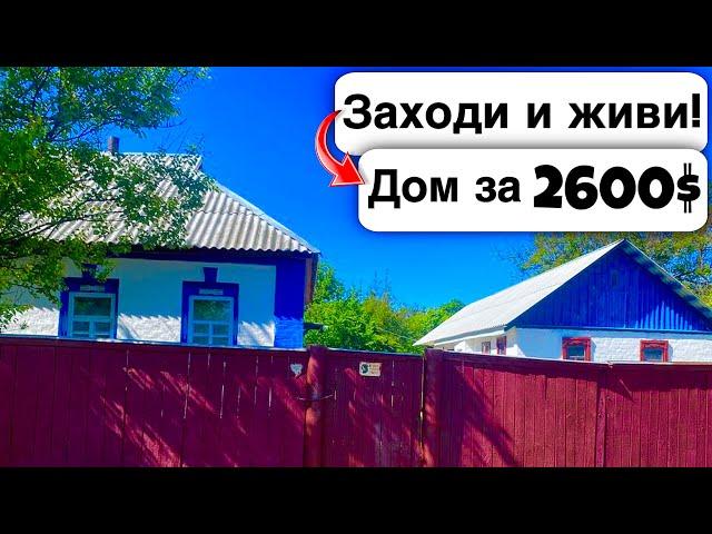  Заходи и живи! Дом в селе за 2600$ Продажа недвижимости за копейки. Всё есть! Уютное тихое село