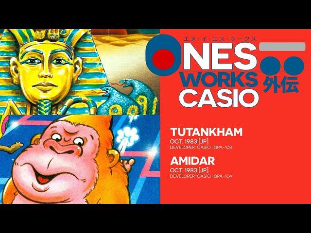 Ghost legs and mummy curses: Tutankham / Amidar | NES Works Gaiden (Casio) 63