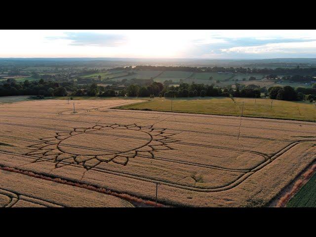 Potterne Hill Crop Circle - Drone Footage