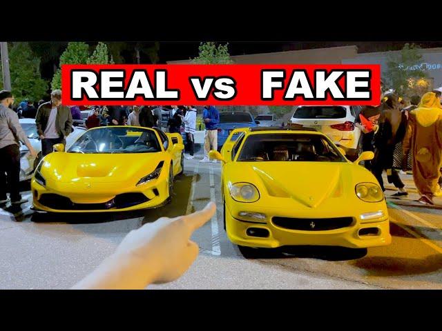 FAKE Ferrari Trolling At A Car Meet! Hilarious Reactions