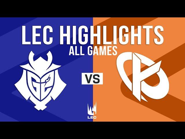 LEC Highlights ALL GAMES Grand Finals | LEC 2025 Winter Split