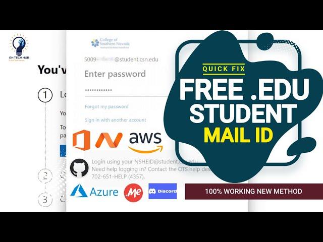 How to Create FREE Edu Email | Get Instant Education Email Address | GitHub Student Developer Pack