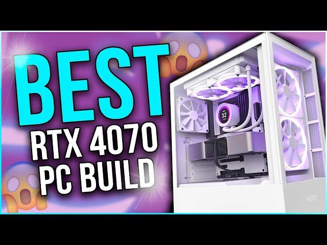 Best $1000 Value RTX 4070 Gaming PC Build in 2024 