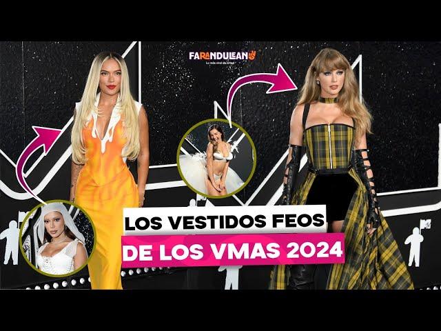 LOS VESTIDOS MÁS FEOS DE LOS VMAS 2024.