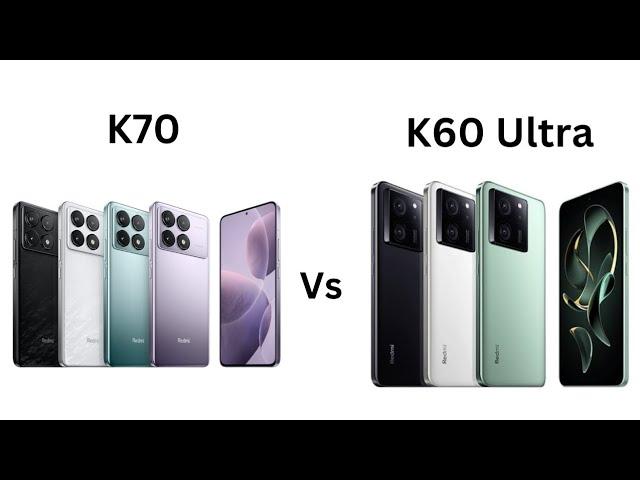 K60 Ultra နဲ့ K70 ဘာရွေးမလဲ ? : Redmi K60 Ultra Vs Redmi K70 Comparison Video