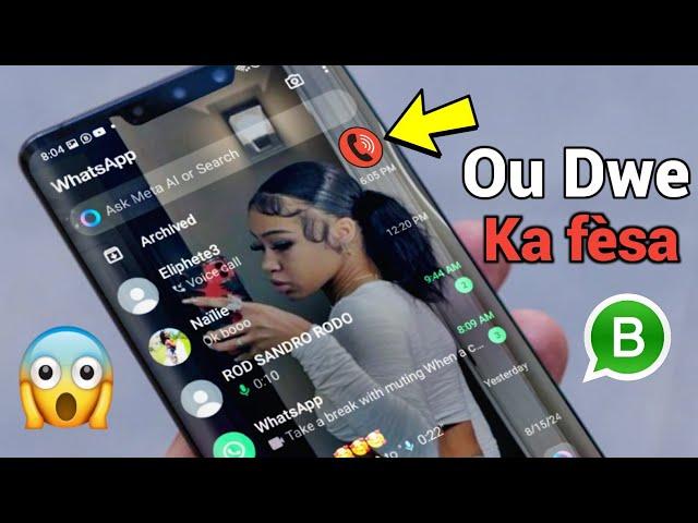 Yon Gwo sekrè nan whatsapp messenger ak Business tout moun dwe konnen