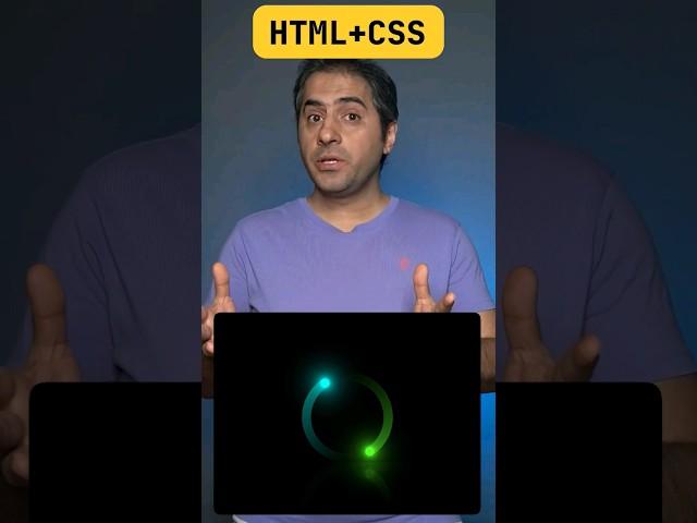CSS | Glowing Ring Loading