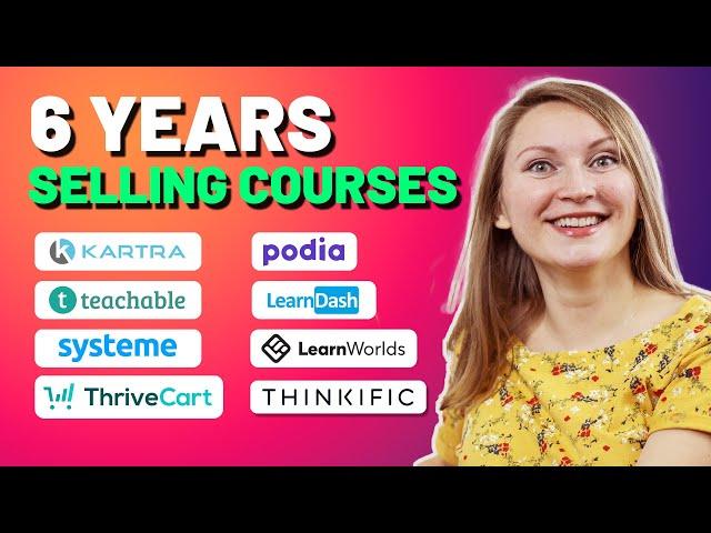 8 Best ONLINE COURSE PLATFORMS 2025 (Teachable vs. Thinkific vs. Thrivecart, Kartra, Learnworlds)