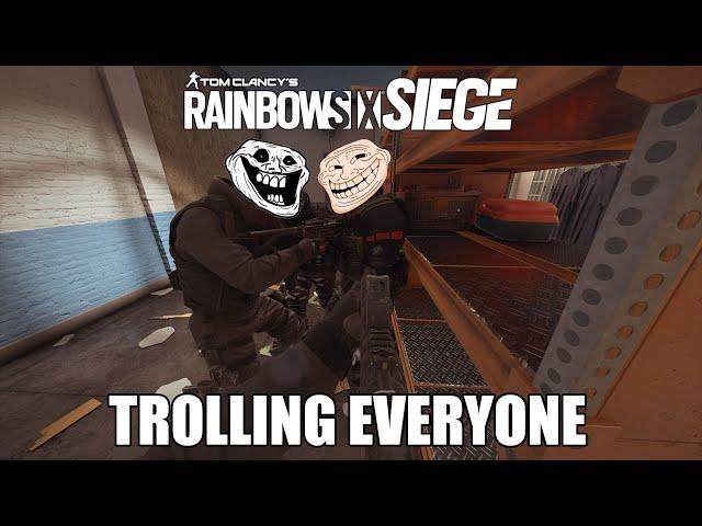 Trolling My Teammates On Rainbow Six Siege