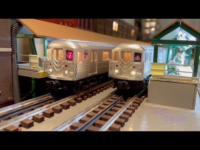 O Gauge New York City Subway: MTH R62A and R188 7 local and express trains