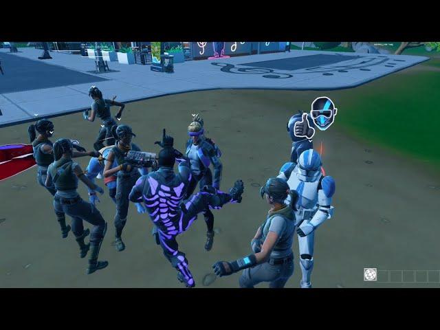 OG Skull Trooper Doing Take The L To Everyone In Party Royale 