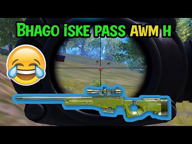 Bhago Iske pass AWM h | Pubg In haryanvi | Arun Jangra Gaming