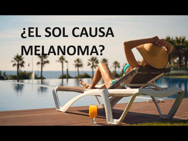 ¿El sol causa melanoma?