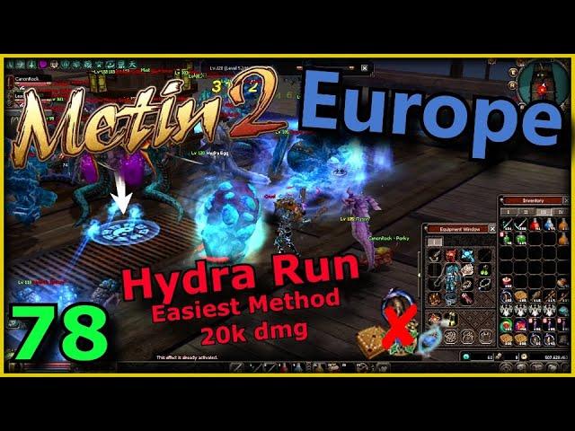 Best Method to Farm Hydra with Minimal Requirements - Metin2 Europe [78]