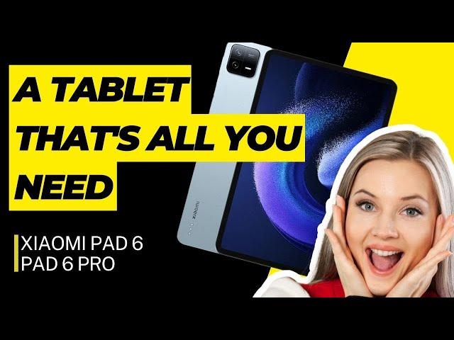 "Xiaomi Pad 6 and 6 Pro: The Ultimate High-End Tablets for Work and Entertainment"