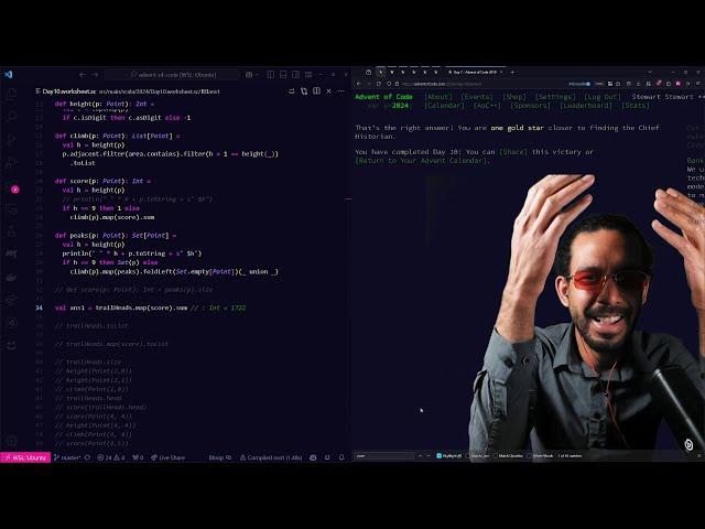 [Day 10] Live Coding Advent of Code 2024 in Scala