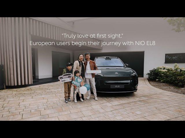 European users begin their journey with NIO EL8