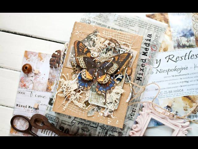 Mixed Media Mini Album for Craft O`Clock