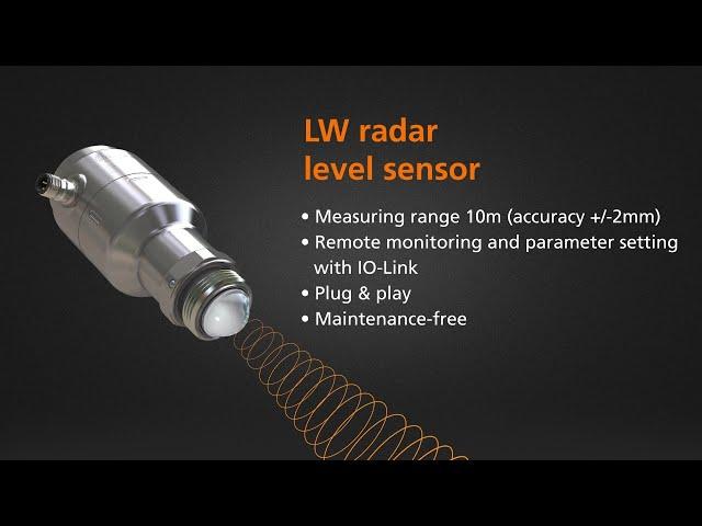 The new radar level sensor - New benchmarks for speed and accuracy