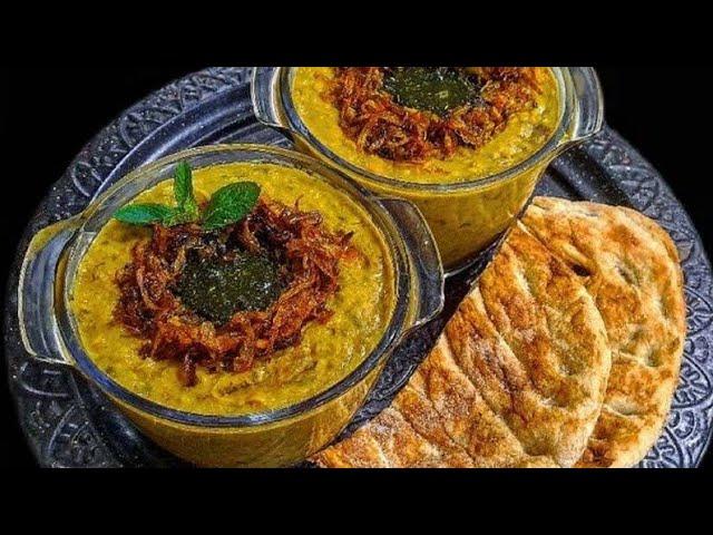 طرز تهیه آش شله قلم کار غلیظ و کش‌دار/آموزش آش شله قلمکار ماه رمضان/آموزش آشپزی