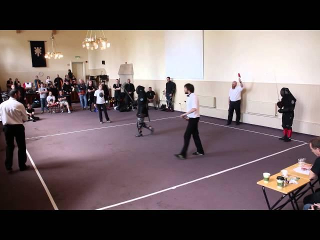 Féile na Gaiscígh 2015 Open Steel - Paul Reck (Red) vs Suzy Cantrell (Blue)