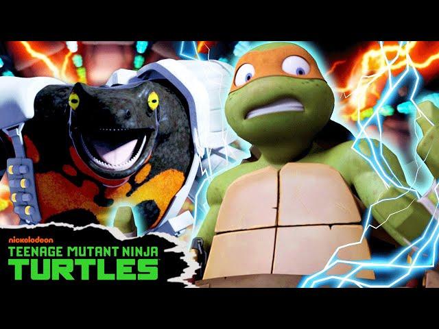 Ninja Turtles FIGHT OFF Alien Lizards?!  | FULL EPISODE in 10 Minutes | TMNT
