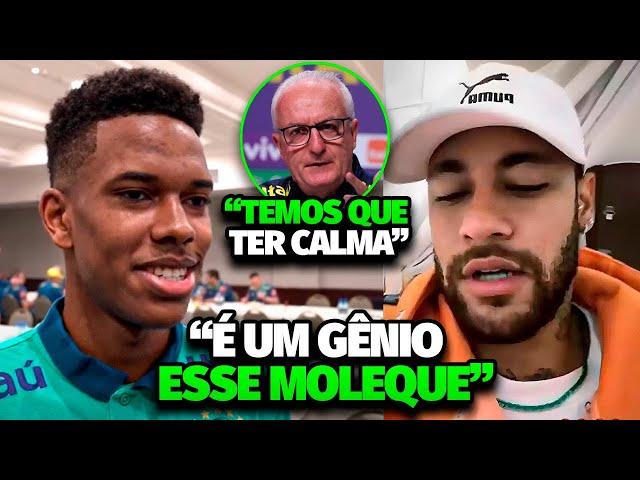 OLHA O QUE NEYMAR FALOU SOBRE ESTÊVÃO NA SELEÇÃO BRASILEIRA