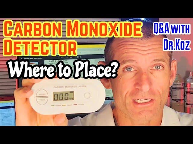 Carbon Monoxide Detector Where to Place?