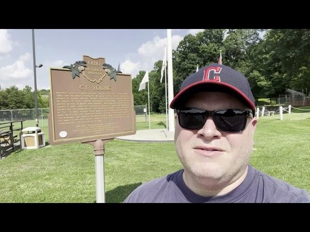 Guardians of the CLE Co-host James Ellifritz visits Cy Young Memorial Park in Newcomerstown, OH