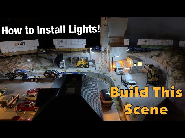 Model Railroad Scenery Tutorial (04) LED Light Tutorial