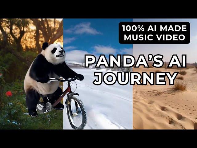 Panda's AI Journey - 100% AI made Music Video / KI Musikvideo #klingai #udiomusic #aimusic