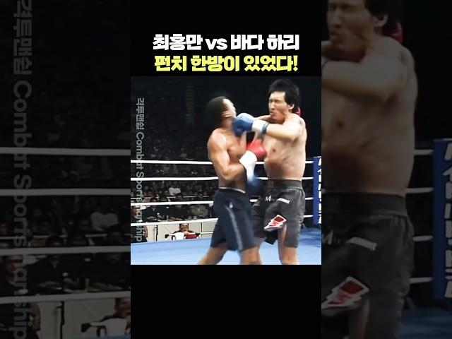 바다 하리를 쓰러뜨린 테크노골리앗 펀치파워