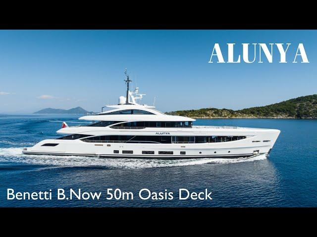 ALUNYA Yacht - BENETTI B.NOW 50M OASIS DECK SUPERYACHT TOUR